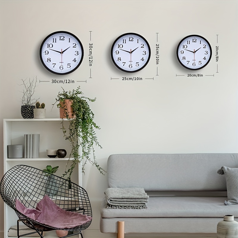 1 個、シンプルな壁時計リビングルームの装飾ラウンド壁時計キッチン