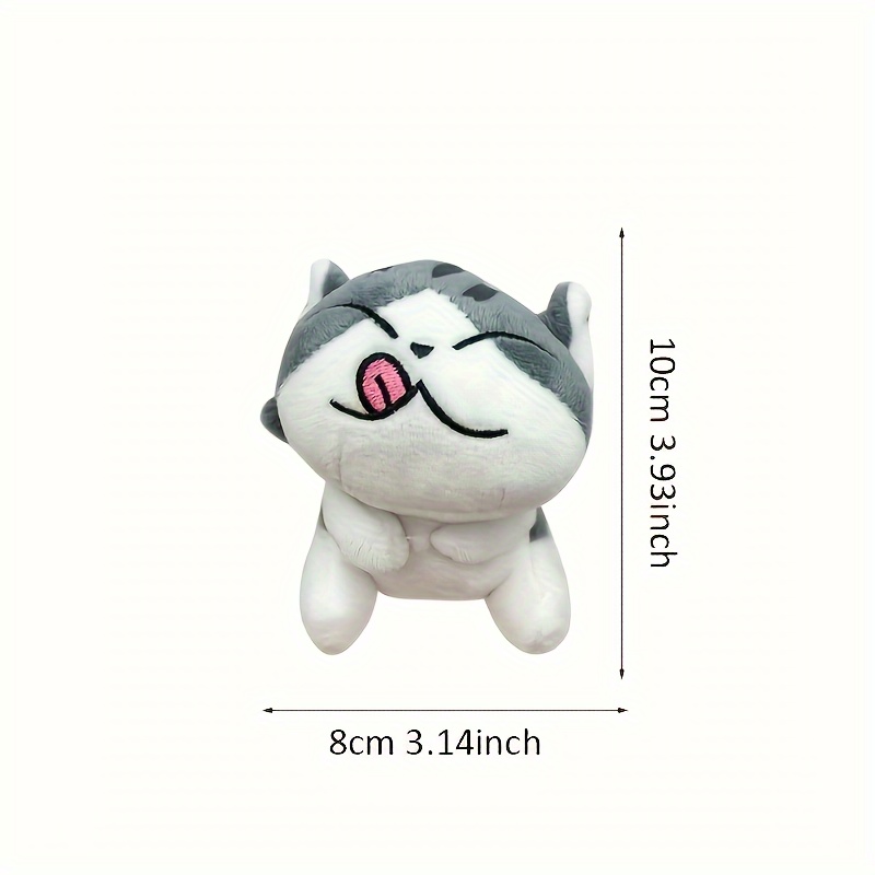 Peluche Kawaii assise doux chat pour enfant - Univers Peluche