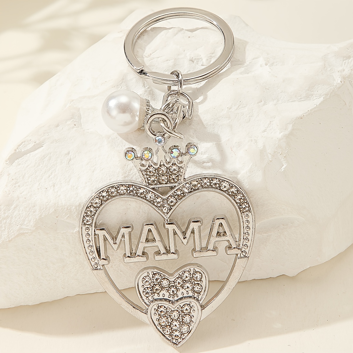 1 For Man Creative Alloy Heart Keychain