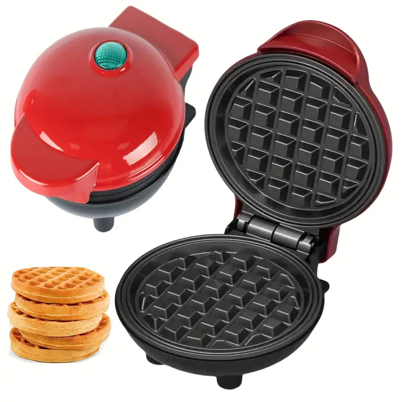 Mini Waffle Maker, Stylish Toaster Oven Pancake Maker Mini Baking