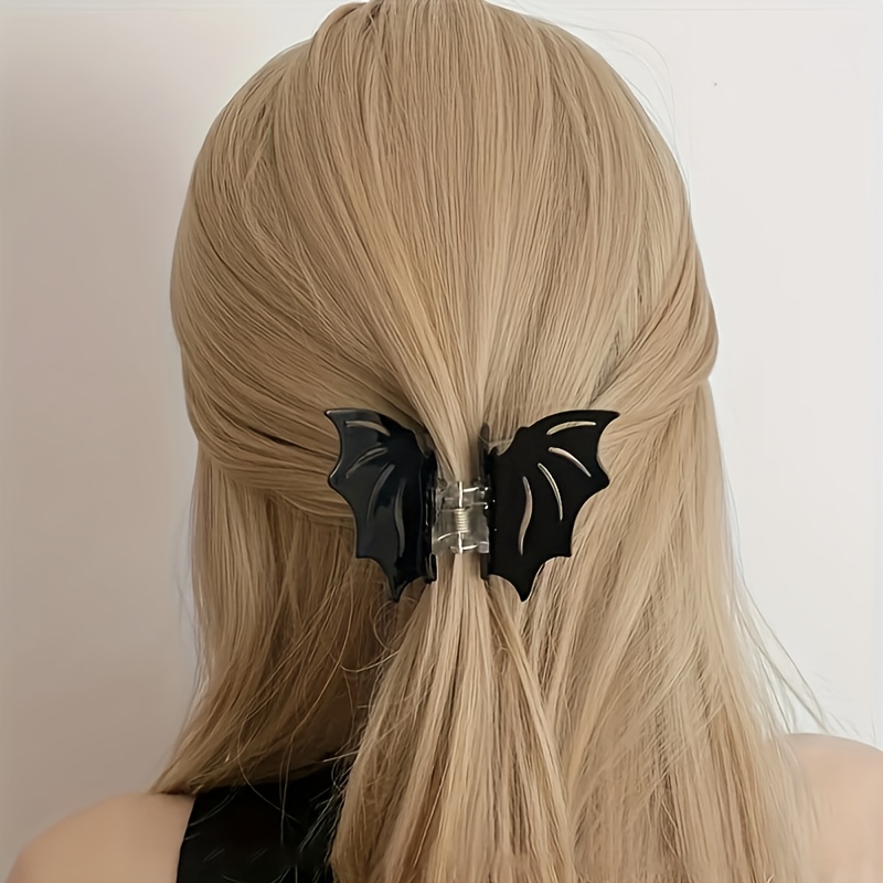 Halloween Bat Shaped Hair Claw Creative Hair Claw For Side Hair