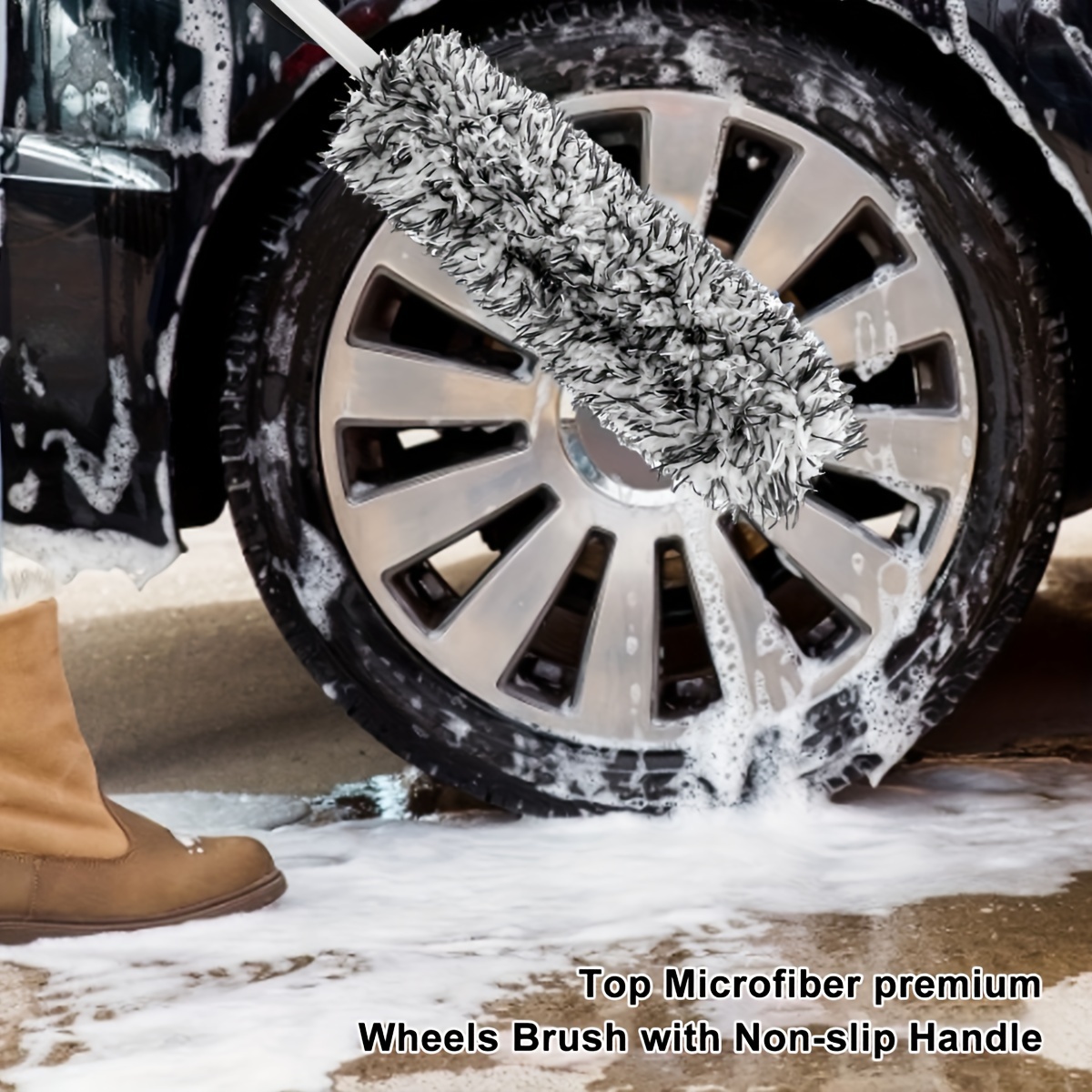 Car Wheel Brush Car Tire Brush Rim Cleaner Brush Wheel Rim Brush Wheel  Brushes For Car Detailing Accessories Car Rim Cleaning - AliExpress