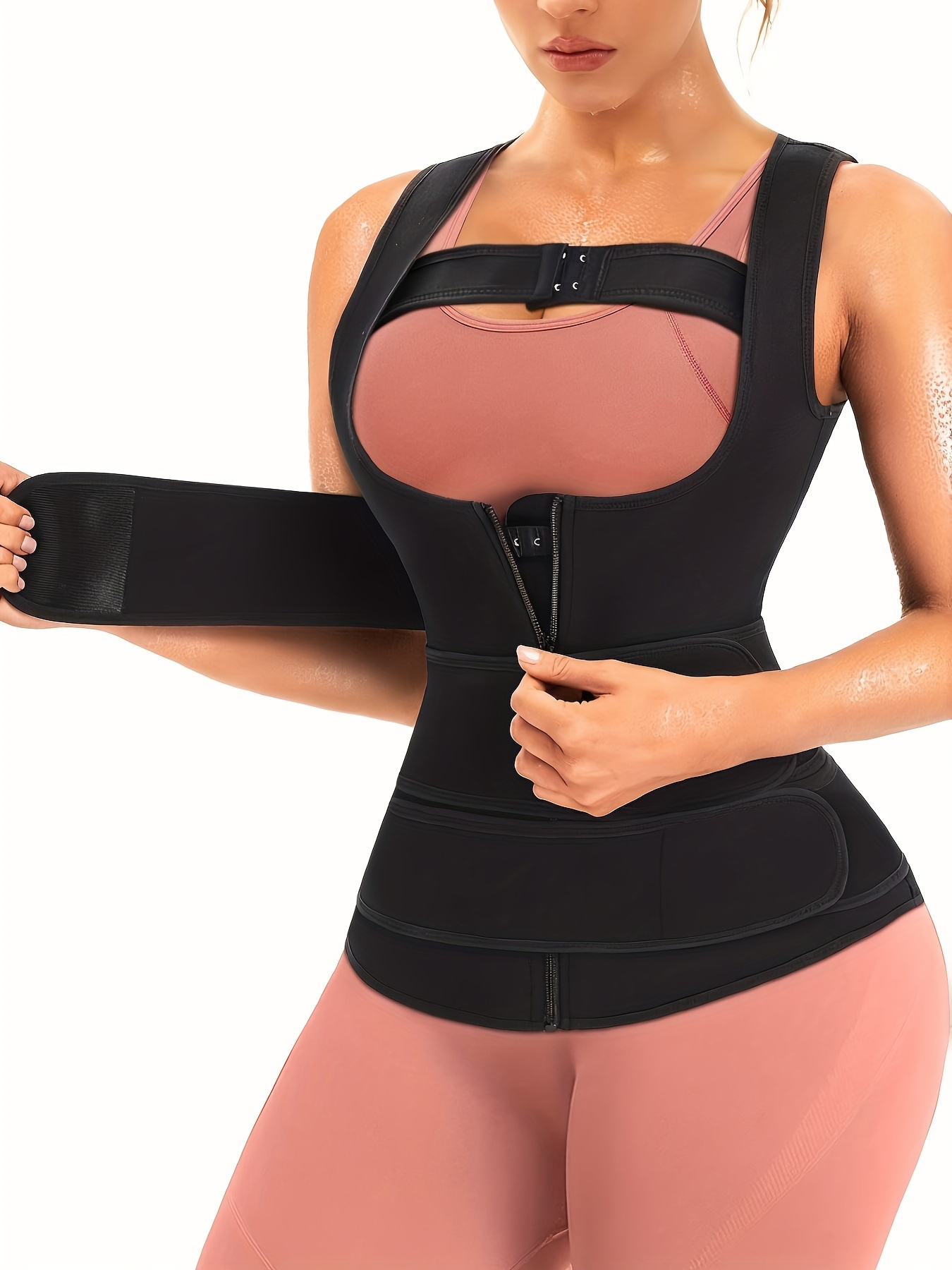Sauna Sweat Waist Trainer Vest Women Stabilize Breast - Temu Canada