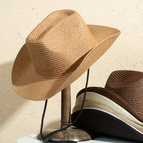 Sombrero De Verano De Moda Para Hombres Sombrero De Paja - Temu