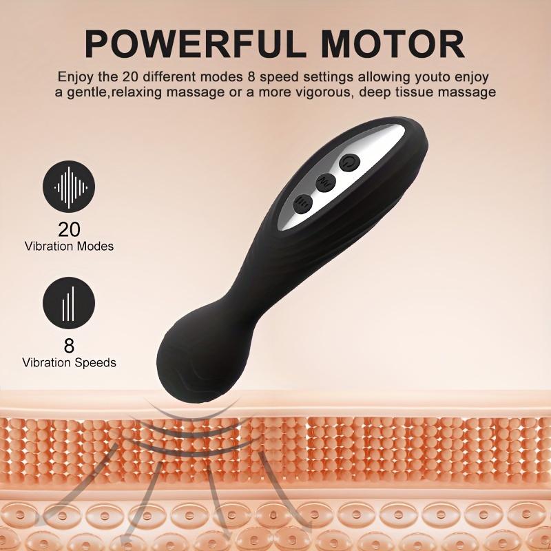 Personal Handheld Vibrating Massager-cordless Electric Handheld Muscle  Massager, Deep Tissue Massager For Neck Back Shoulder Foot, Portable Wand  Massager For Full Body - Temu