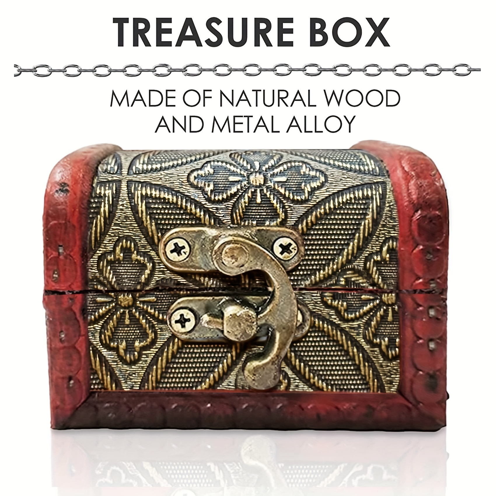 Small Wooden Box With Key Lock Box Unfinished Wood Treasure Chest With Lock  Key Unpainted Linden Wood Box Gift Box Box With Lock -  Finland