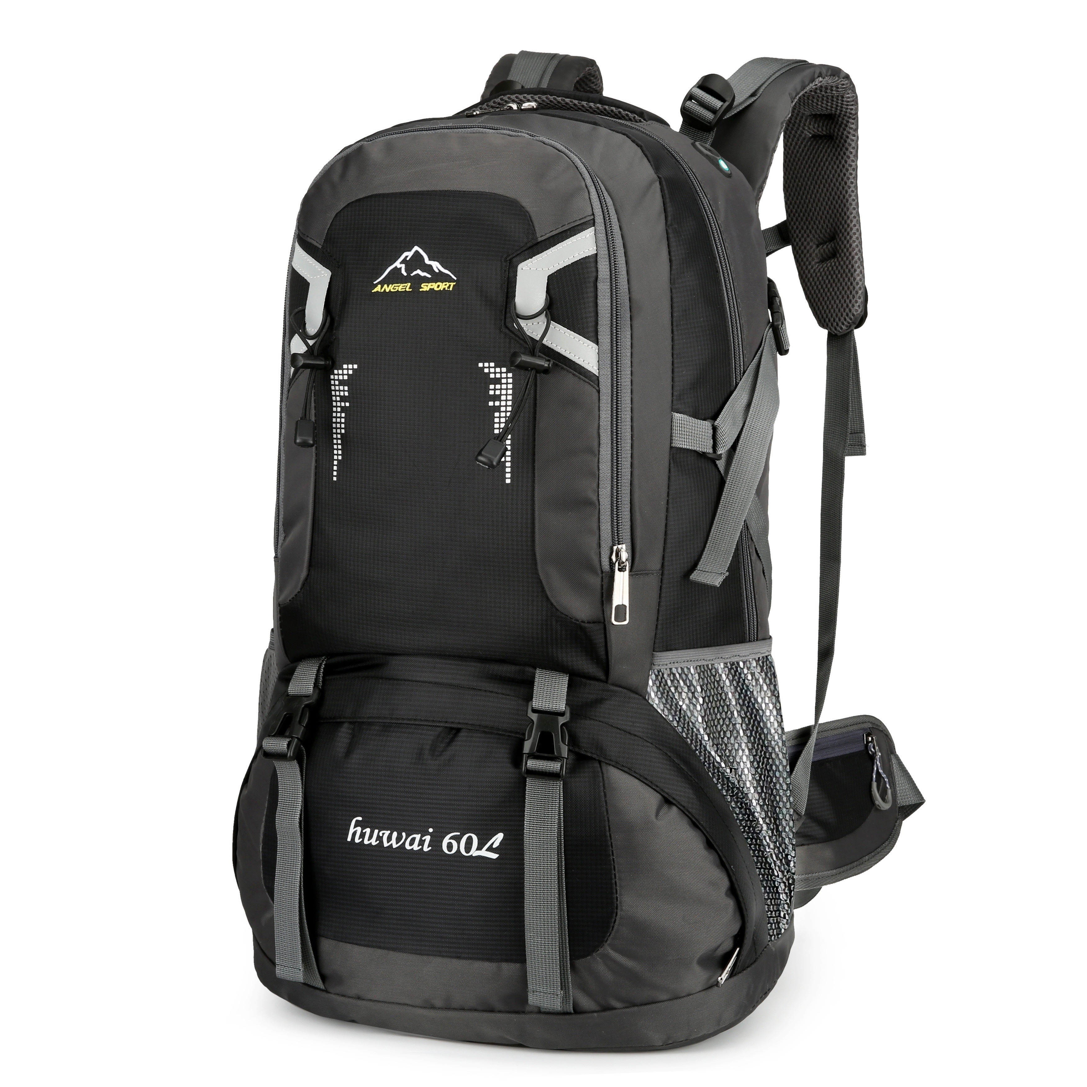 60l large capacity hiking backpack men women portable high - Temu