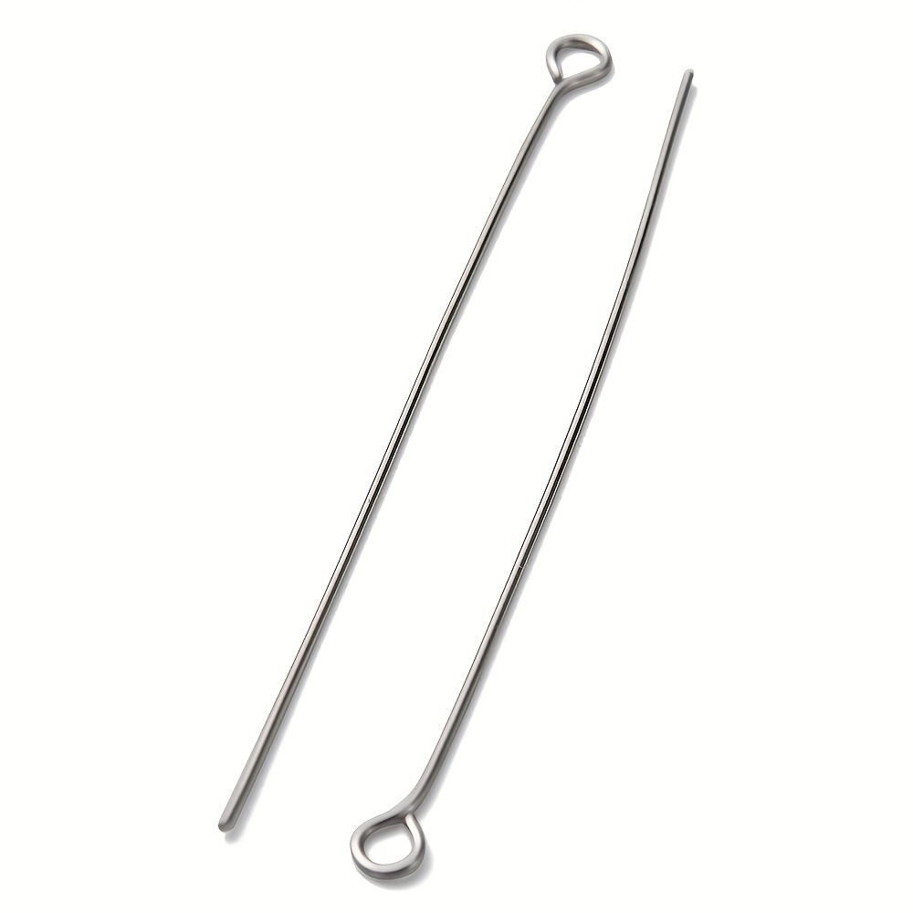 304 Stainless Steel Eye Pins Golden 9 Shape Pin Head Pins - Temu