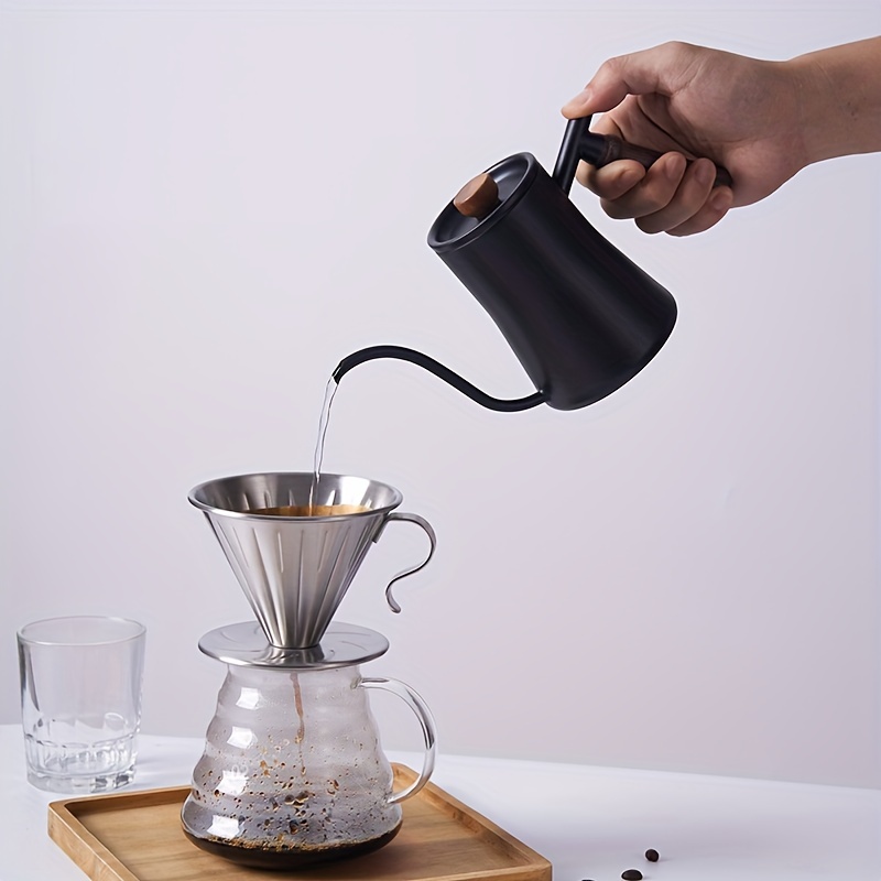 1.1L Enamel Coffee Pot, Induction & Gas Stove Compatible