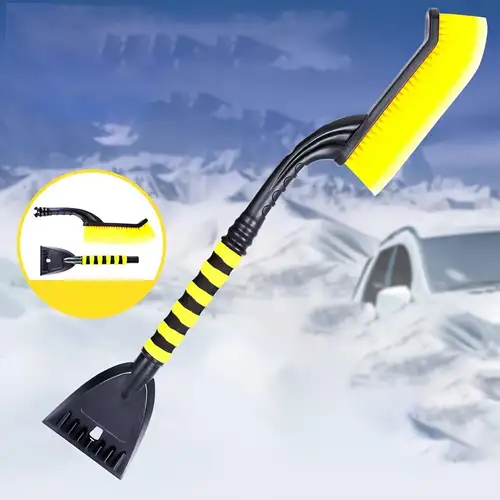1 Stück Auto-Windschutzscheibenschaber, Einziehbare Schneeschaufel