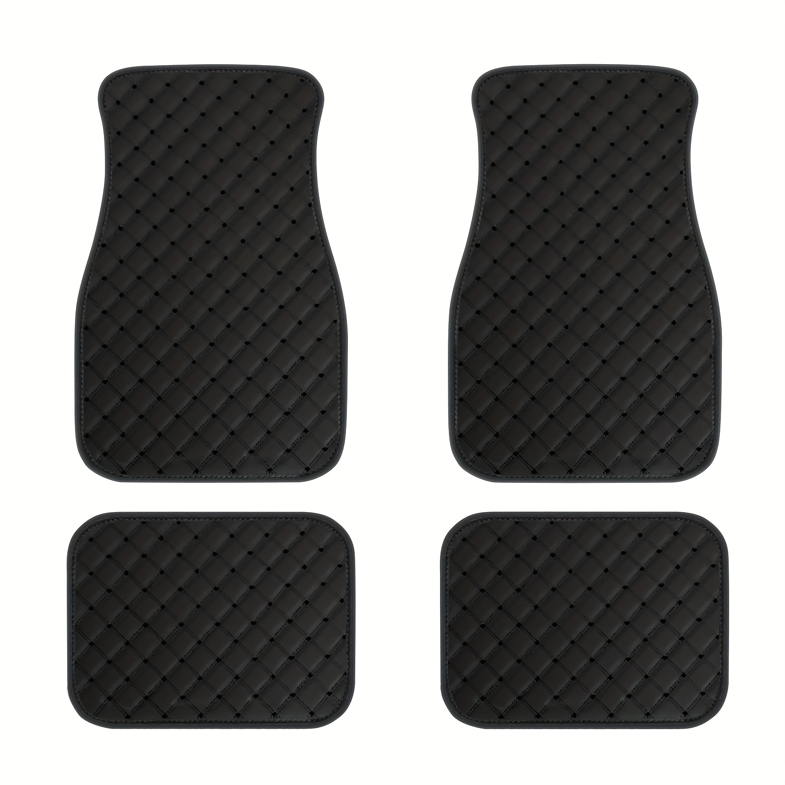 ANTCRZ Anti Slip Car Mats Leather Car Floor Mats Custom Foot Pads