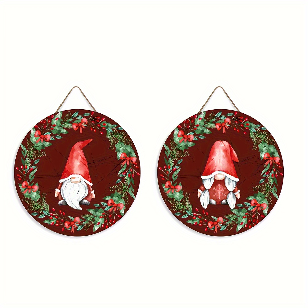 I Believe In Santa Wooden Hanging Sign Wall Art Decoration - Temu