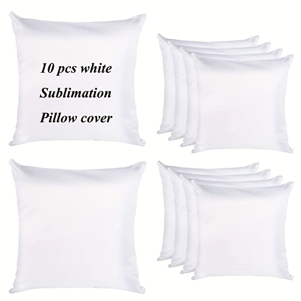 Sublimation Blank Panel Pillow Case Diy Polyester Cushion - Temu