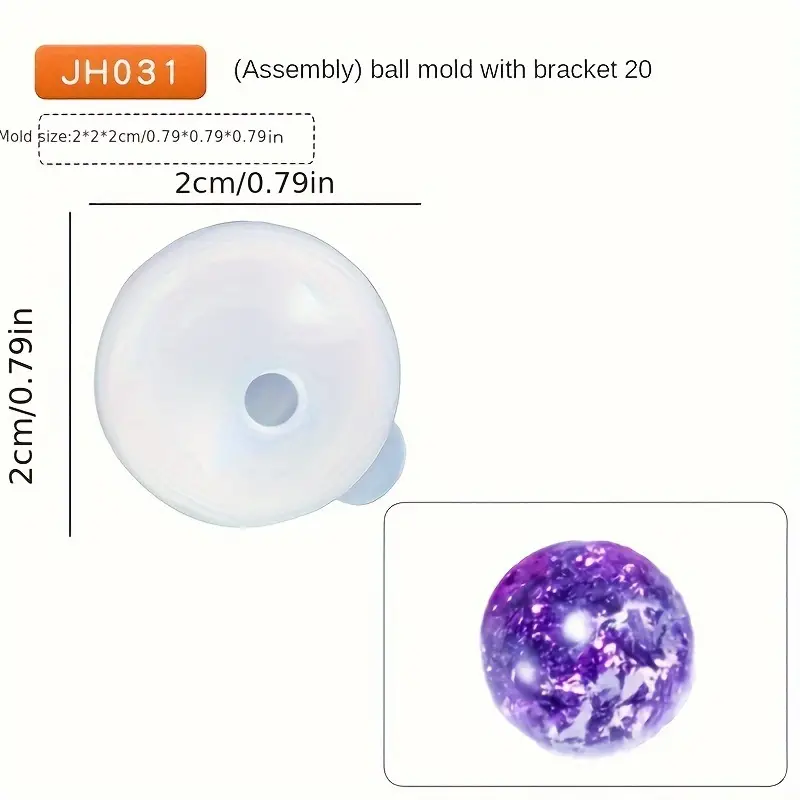 33 Kinds Of Ball Mold Resin Ball Ornament Ice Ball Silicone - Temu