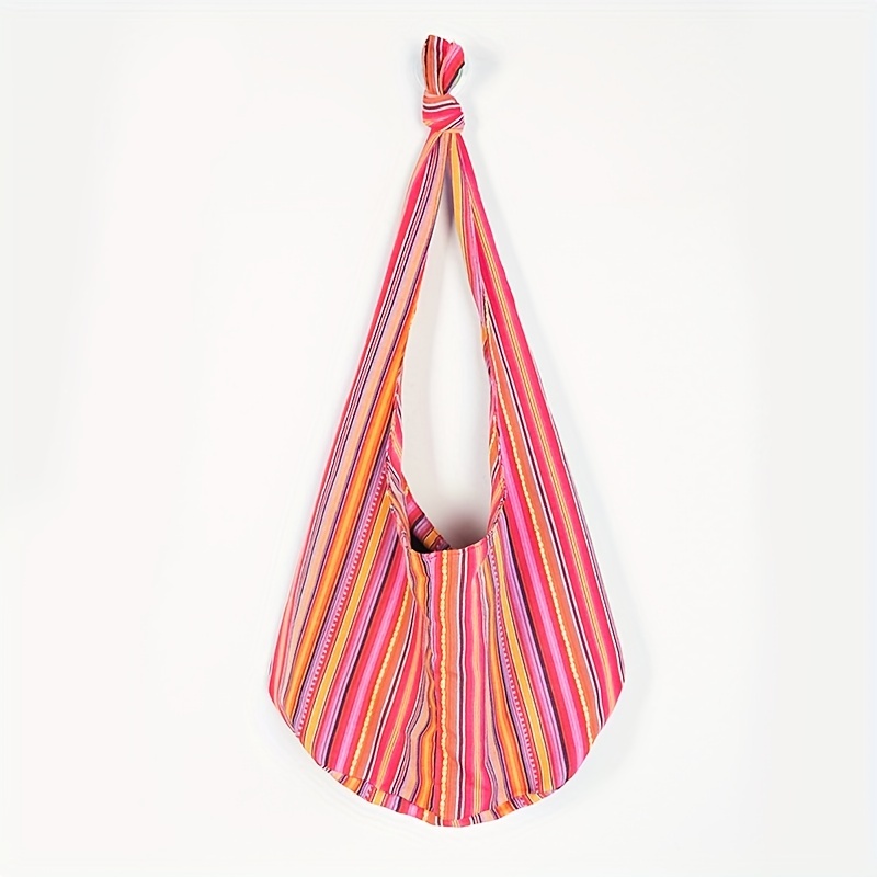 cotton canvas bohemian hippie messenger bag-Olive-One size