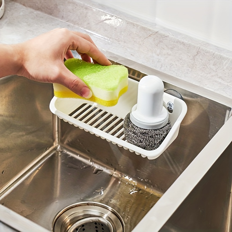Sink Sponge Holder Dishwashing Liquid Soap Drainer - Temu