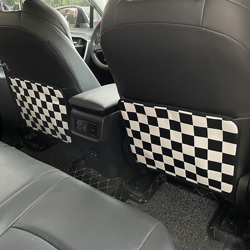 Car Back Seat Protector Car Seat Back Kick Mats Kick Guard - Temu
