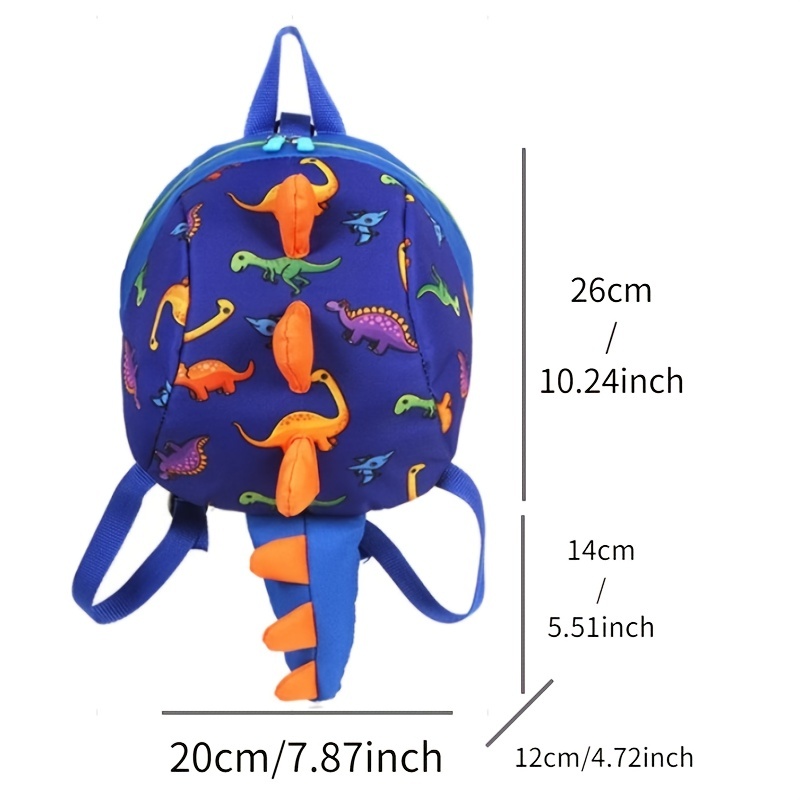 Dinosaur Children Backpack with Leash,Cartoon Dinosaur Children