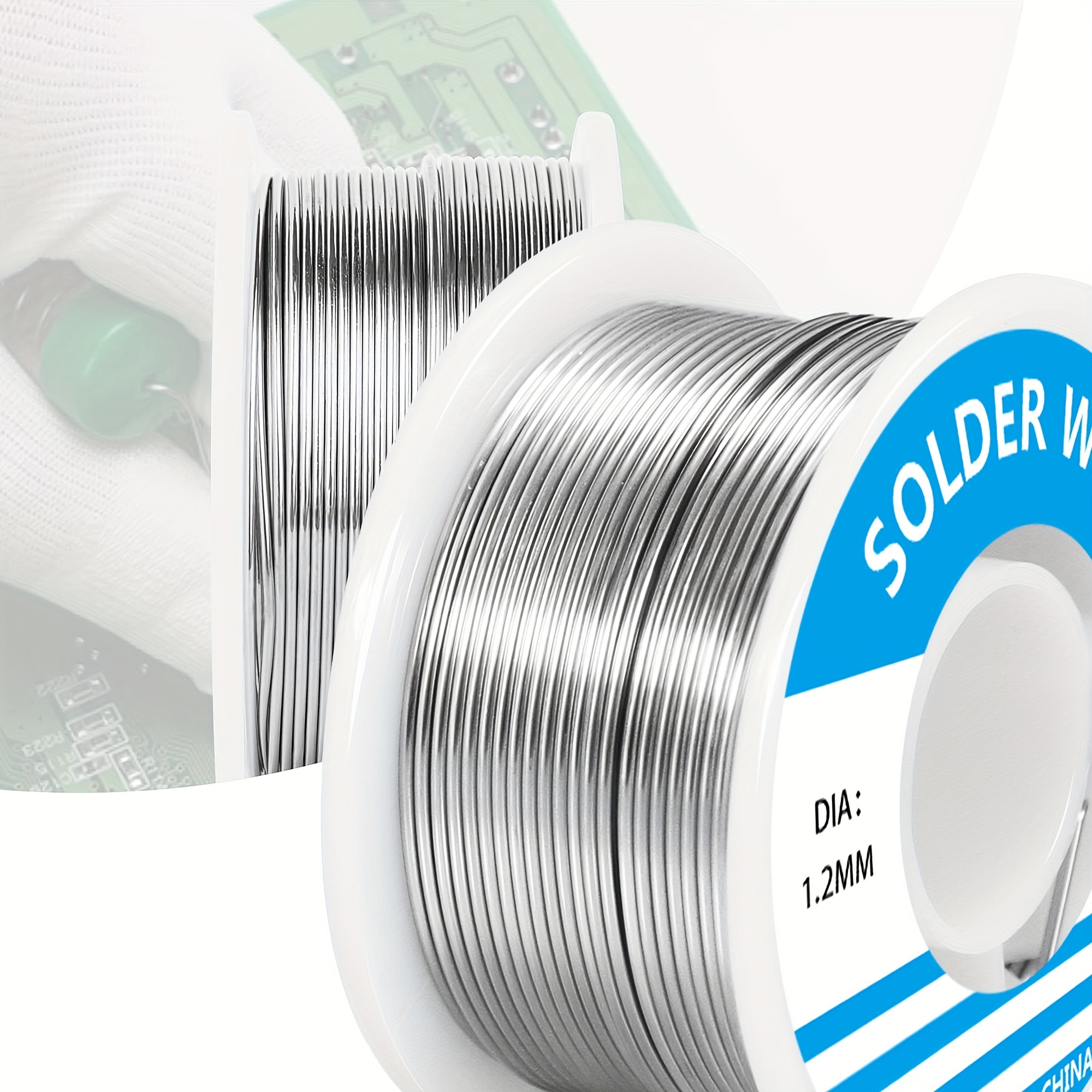 

1 Roll Soldering Solder Wire High Purity Tin Lead Rosin Core Solder Wire For Electrical Soldering Contains 2.2% Flux (0.8mm*5g) (0.8mm*50g) (1.0mm*50g) Low Melt Soldering Wire