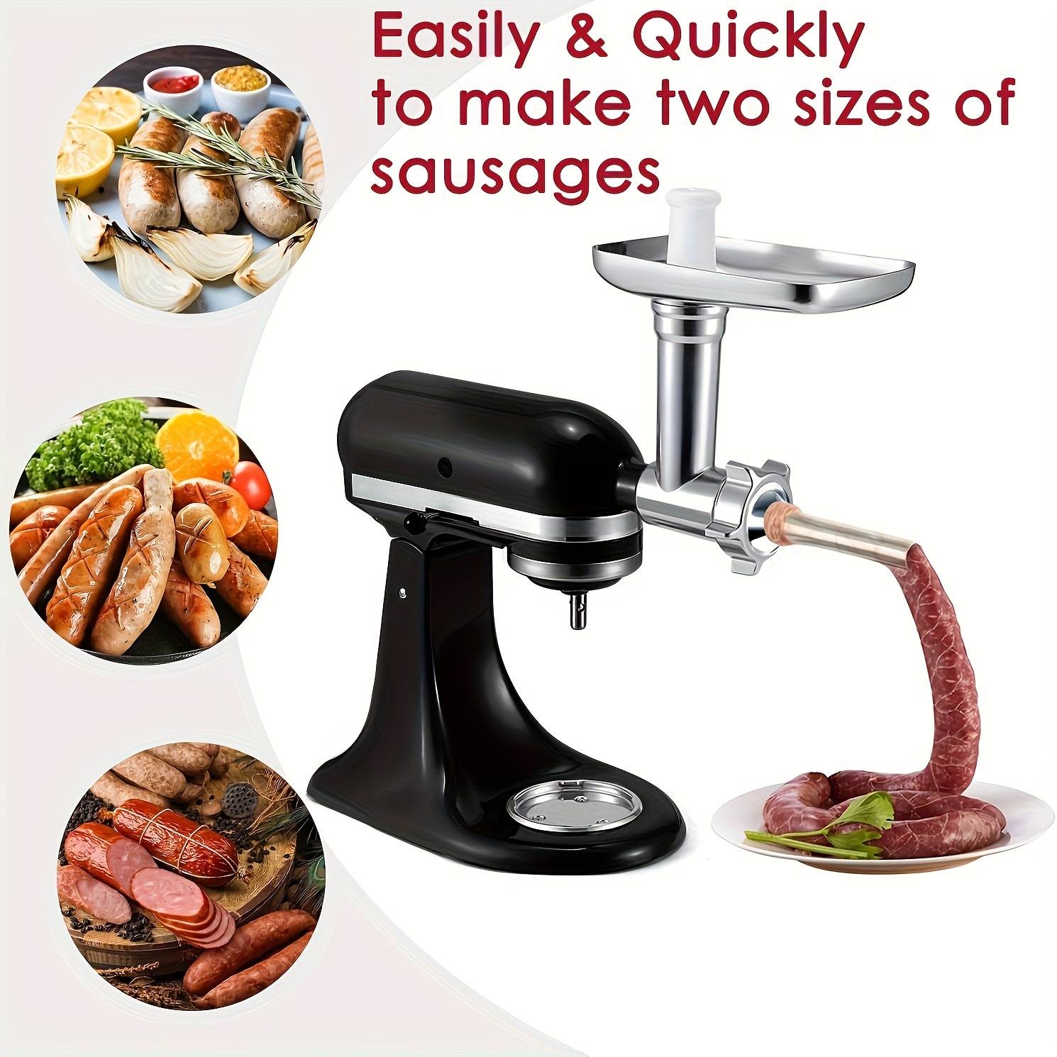 For KitchenAid SM-50, SM-50BC Mixer Meat Grinder Sausage