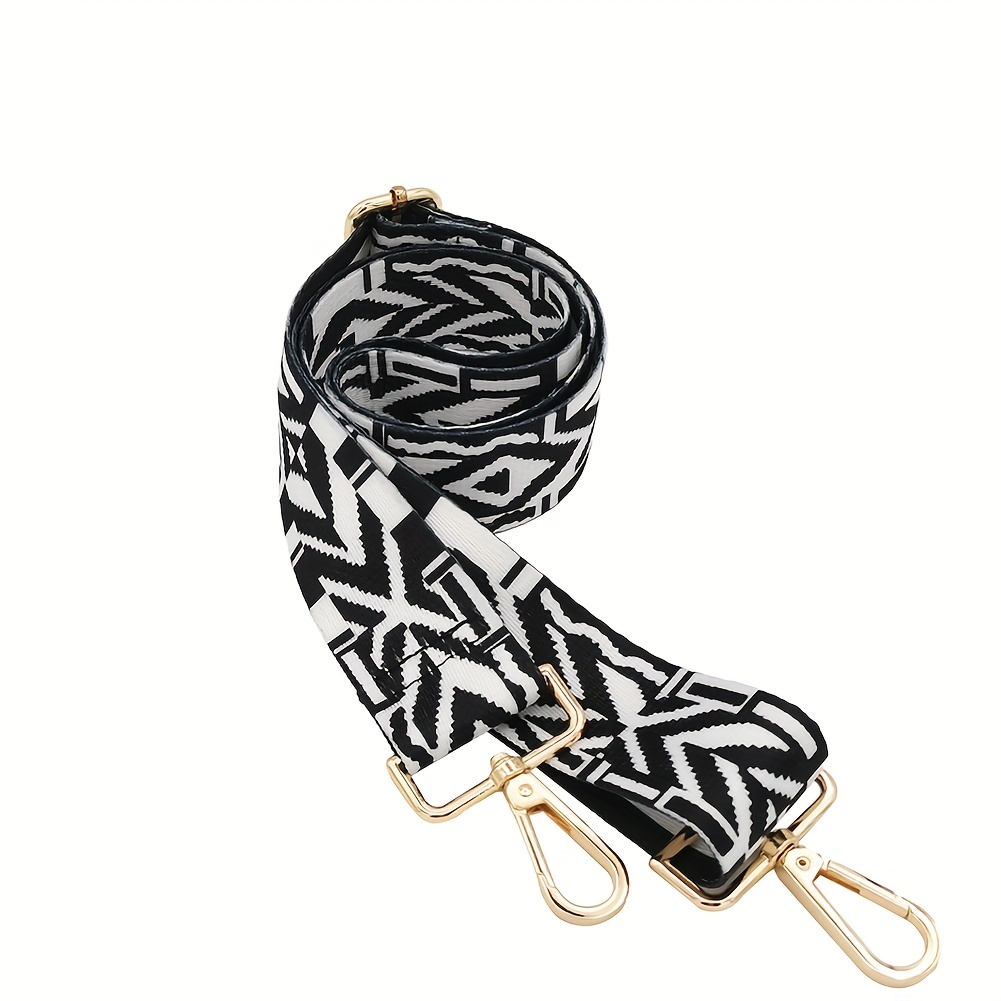 Geometric Pattern Bag Strap Shoulder Travel Accessories