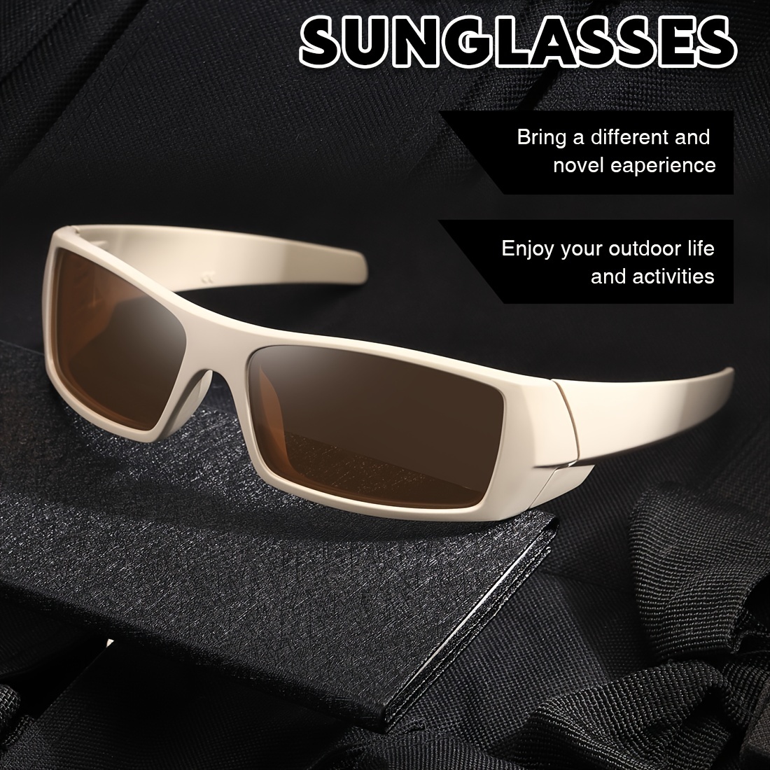 Premium Cool Rectangle Polarized Sunglasses For Men Women Outdoor