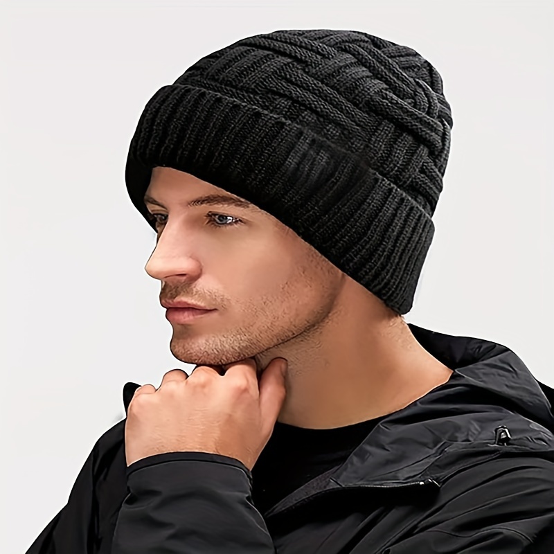 Uomo Borsone Morbido Slouchy Beanie Hat Fashion Stars Pattern Stretch  Cappello a Maglia Infinity Sciarpa Head Wrap per Donne - Temu Italy