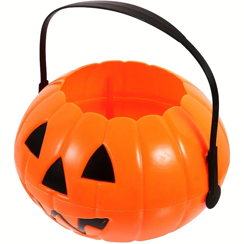 Halloween Pumpkin Buckets Pumpkin Candy Bucket Trick Treat - Temu Canada