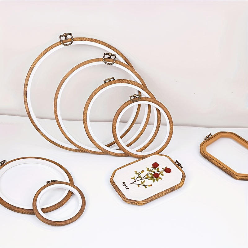 Square Embroidery Hoops Plastic Cross Stitch Hoops With Different Sizes And  Colors Reusable Embroidery Hoops Frames Sewing Tool For Sewing Needlework  Embroidery Projects - Temu