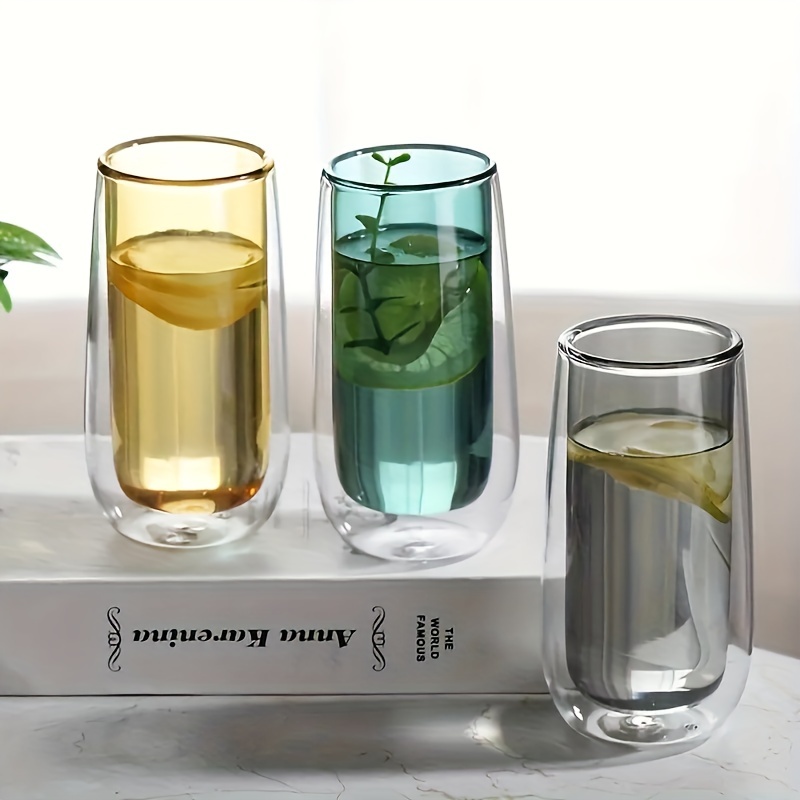 Tumbler Glass Ice Coffee Cup Simple Modern Milk Water Drink - Temu