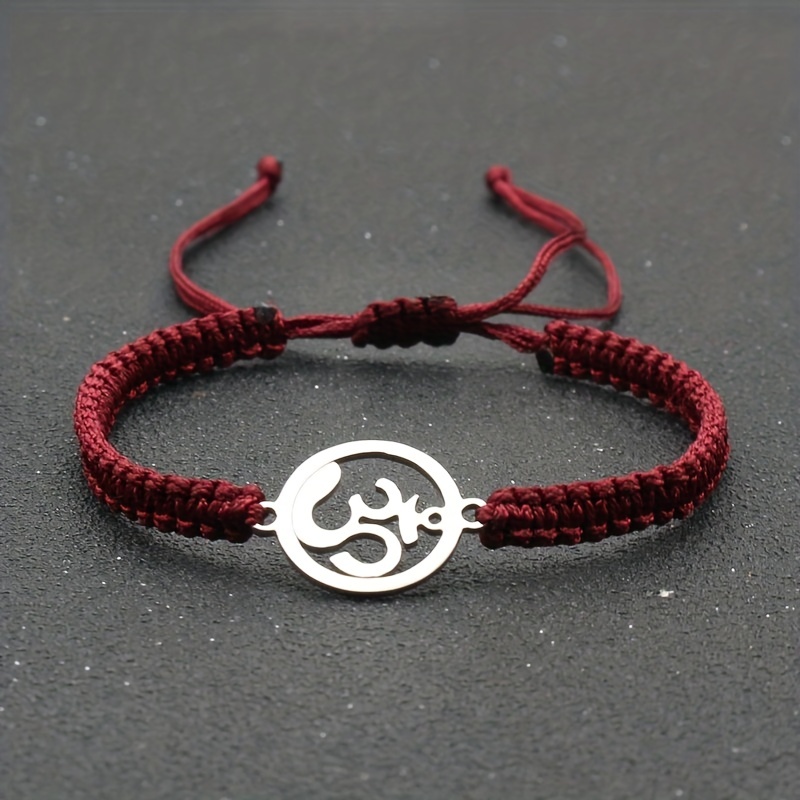 Stainless Steel OM Bracelet for Couples