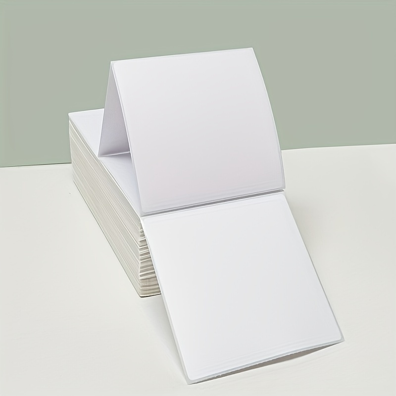 500pcs 10x15 Fan Fold Direct Thermal Label Waterproof Printer Paper