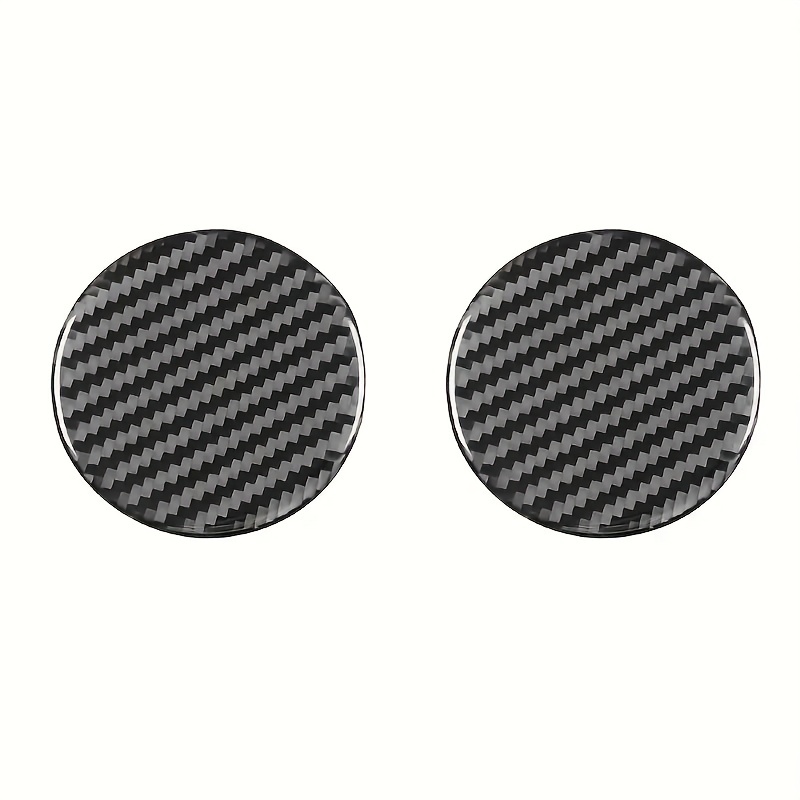AUCELI 4-pack auto bekerhouder onderzetters, zwarte Amerikaanse vlag Amerikaanse vlag invoegen auto beker onderzetter, 2,75 inch anti-slip schokbestendige ingebedde drankmat, universele voertuiginterieuraccessoires