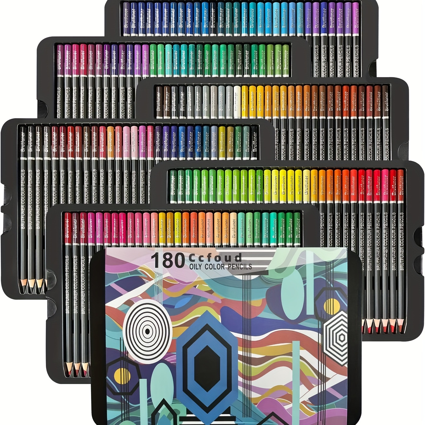  180 Professional Colored Pencils, Artist Pencils Set for  Coloring Books, Premium Artist Soft Core with Vibrant Colors for Sketching  Shading Blending Coloring, Gift Box for Beginners Adults Artists : Arts