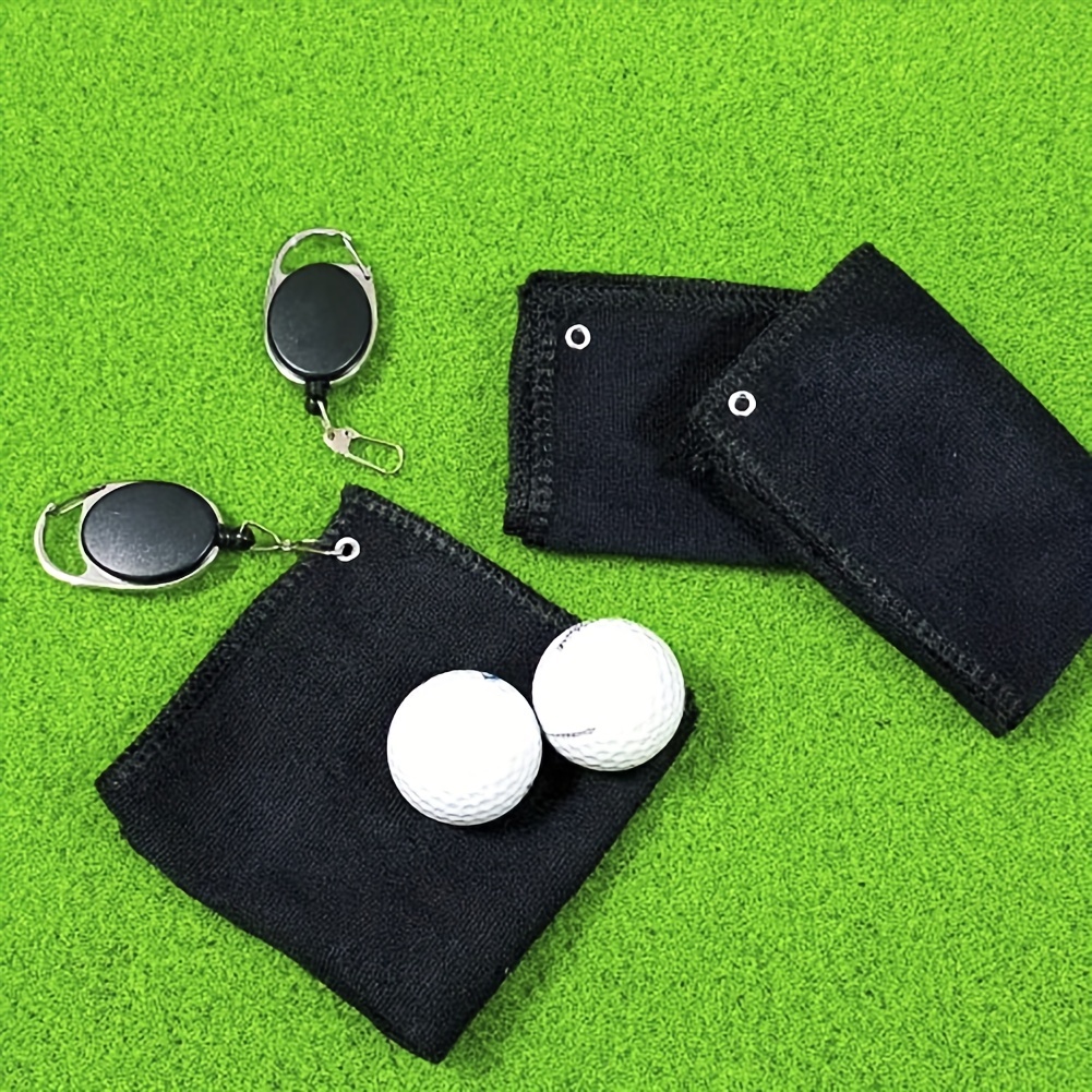 Golf Towels: Super Absorbent & Quick-dry With Carabiner Clip - Perfect For  Men & Women's Golf Bags! - Temu