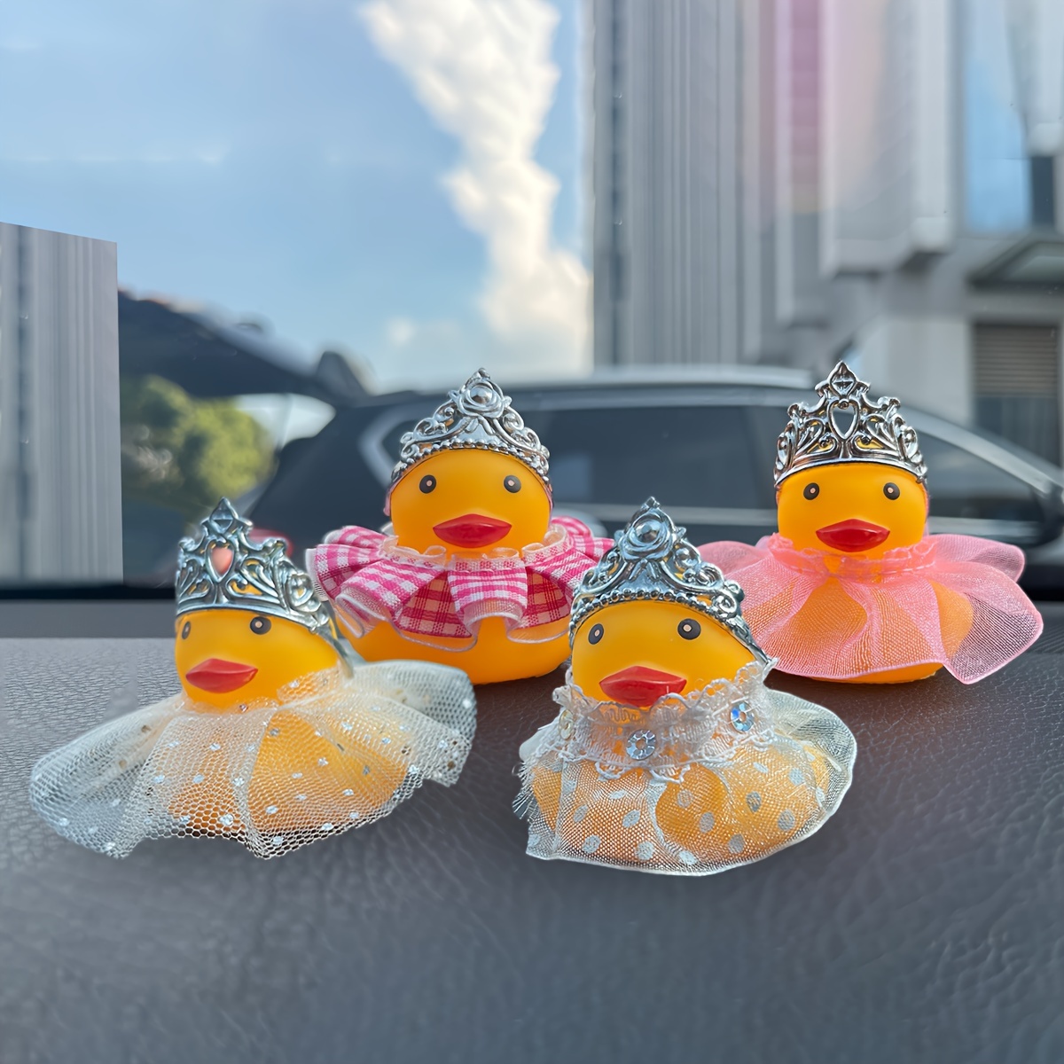 Adorable Rubber Ducks Car Ornaments Duck Car Accessory Duck - Temu