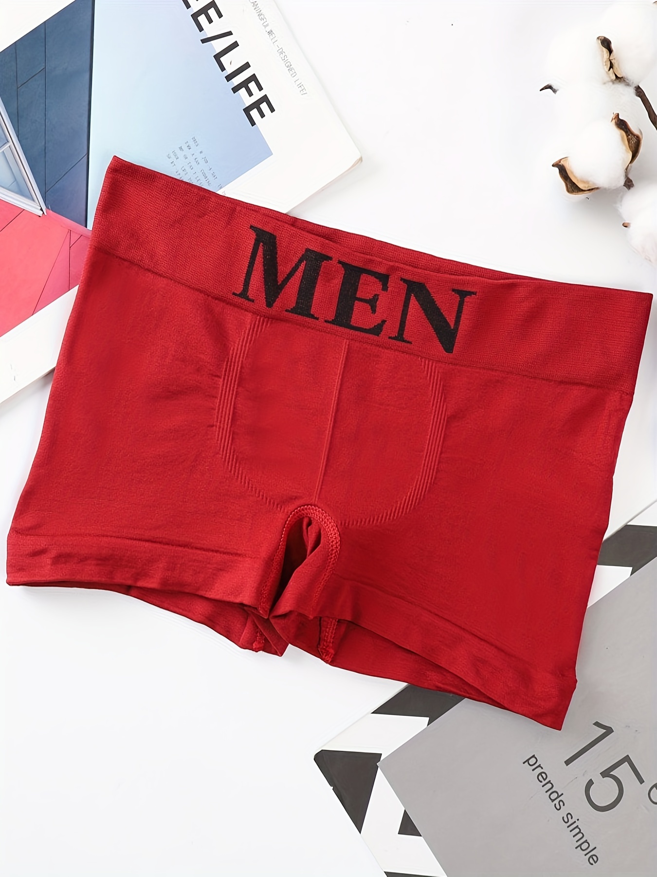 Men's Fashion Letters Print Seamless Comfortable Breathable - Temu