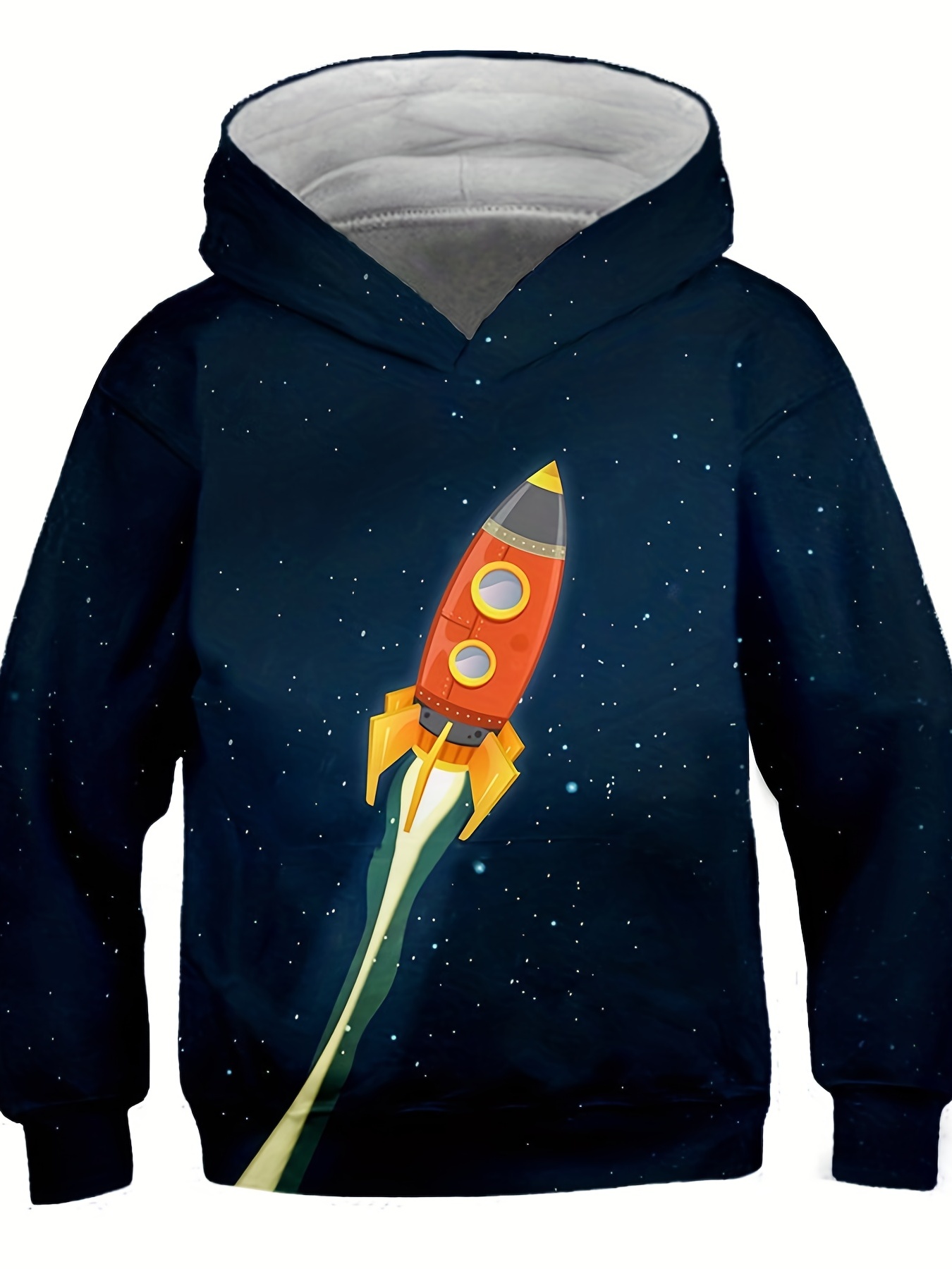 Guys galaxy best sale print hooded sweatshirt