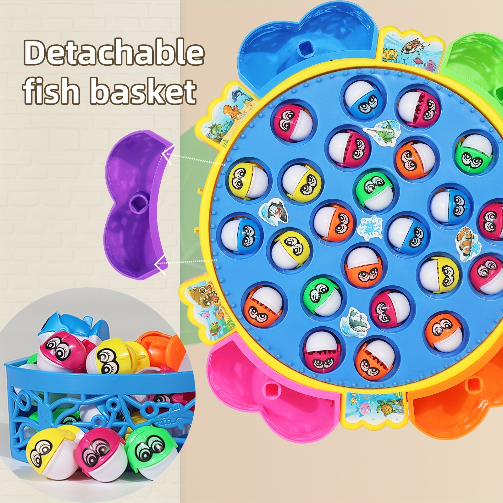 Magnetic fishing game - Tropical fishing - Toys for toddlers