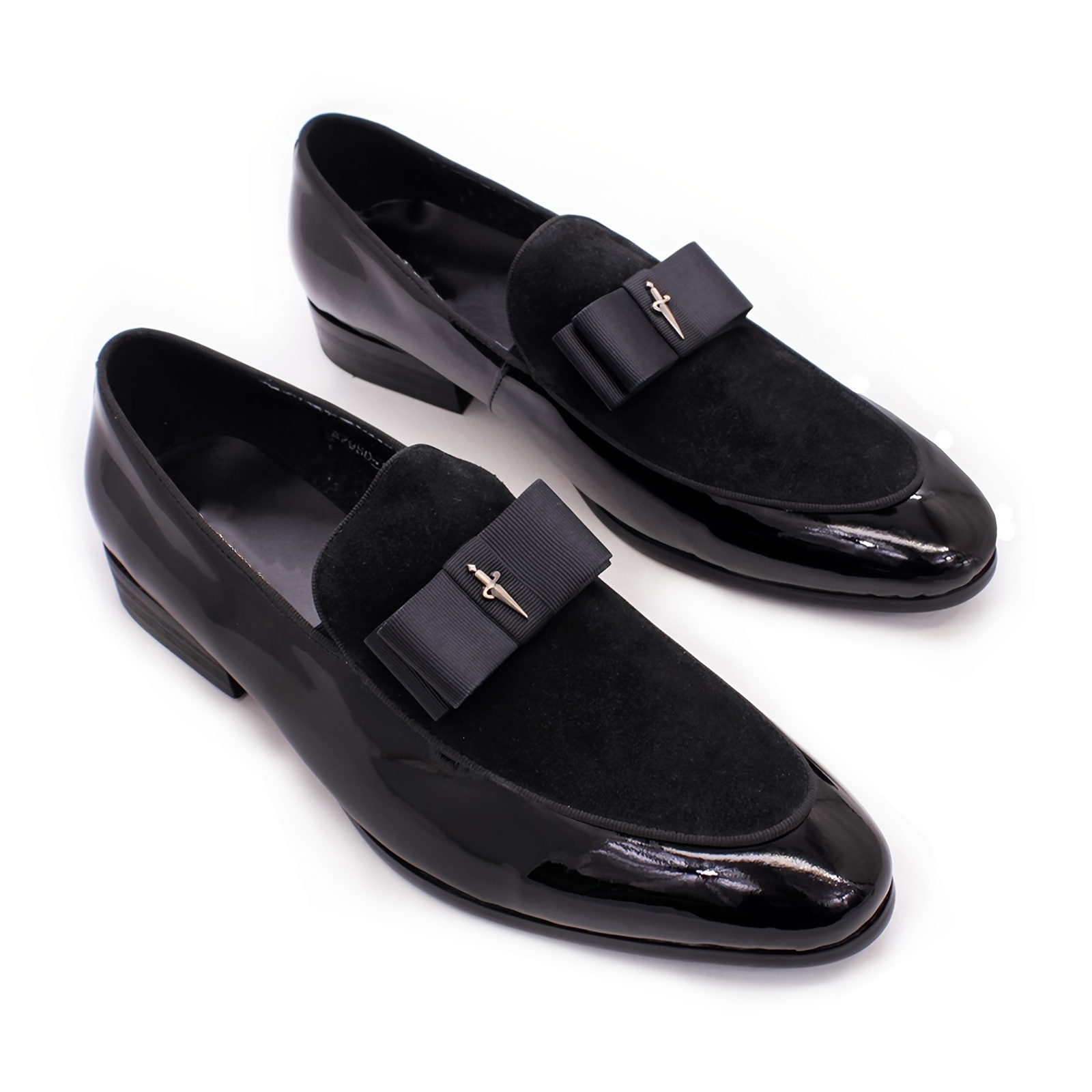 Men's Velvet Loafer Shoes Formal Shoes Fashion Embroidery Slip On Casual  Shoes For Wedding Party - Temu