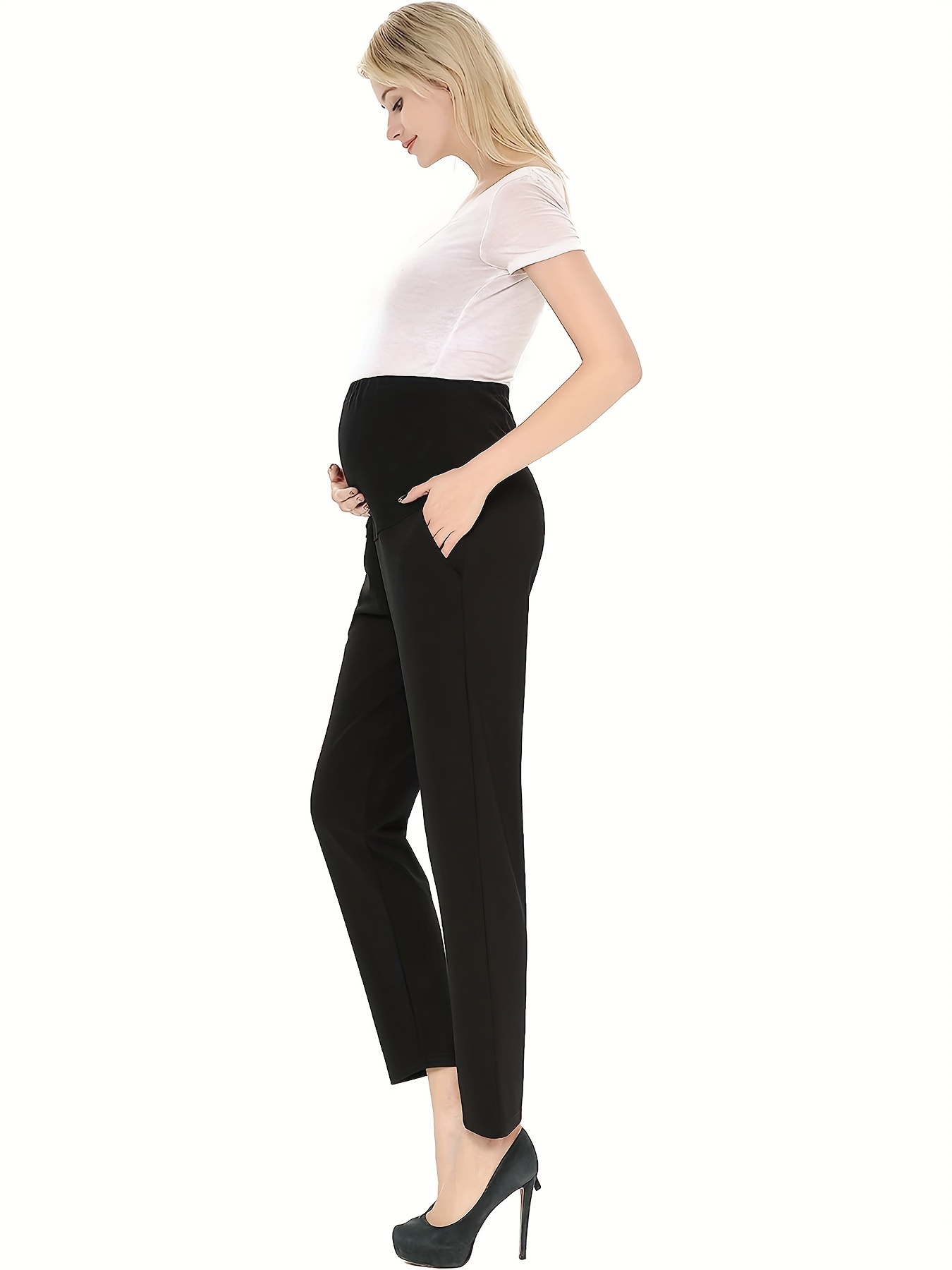 Women's Maternity Pants Sports Jogging Pants Abdominal - Temu Canada