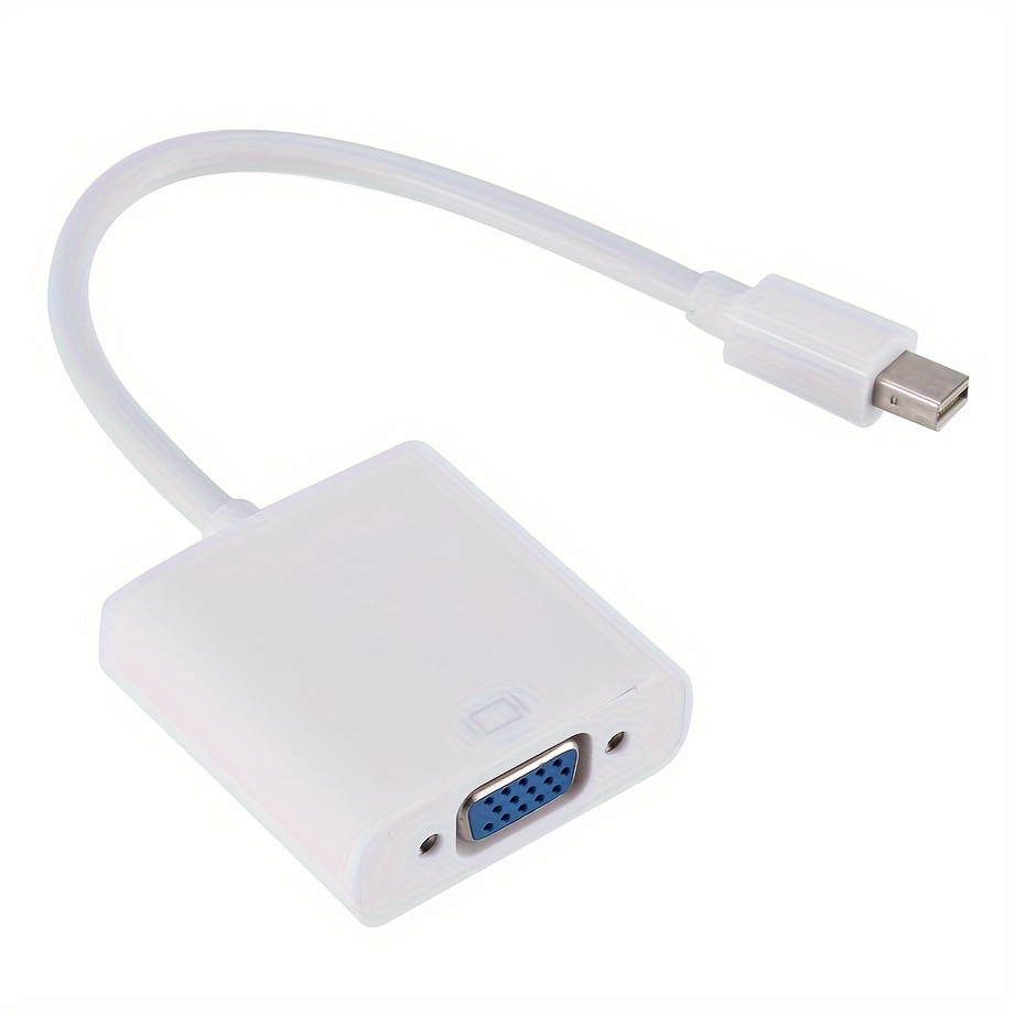 Adaptateur convertisseur Mini DisplayPort vers VGA pour Apple MacBook,  MacBook Air, MacBook Pro