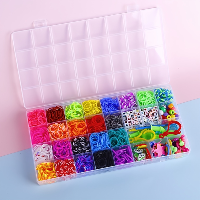 1500Pcs Rubber Band Loom Bracelet Kit With Accessories DIY