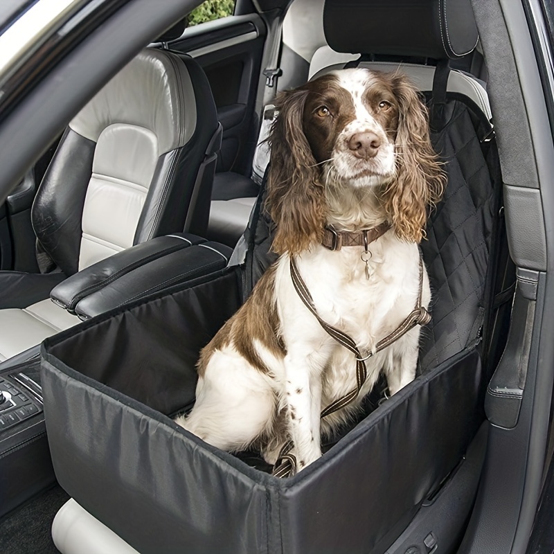Funda de asiento de automóvil 100% impermeable para perros, funda de  asiento de perro duradera resistente a los arañazos, funda de asiento  trasero de