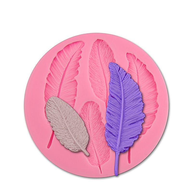 Leaves Feather Shape Silicone Mold Polymer Clay Molds - Temu