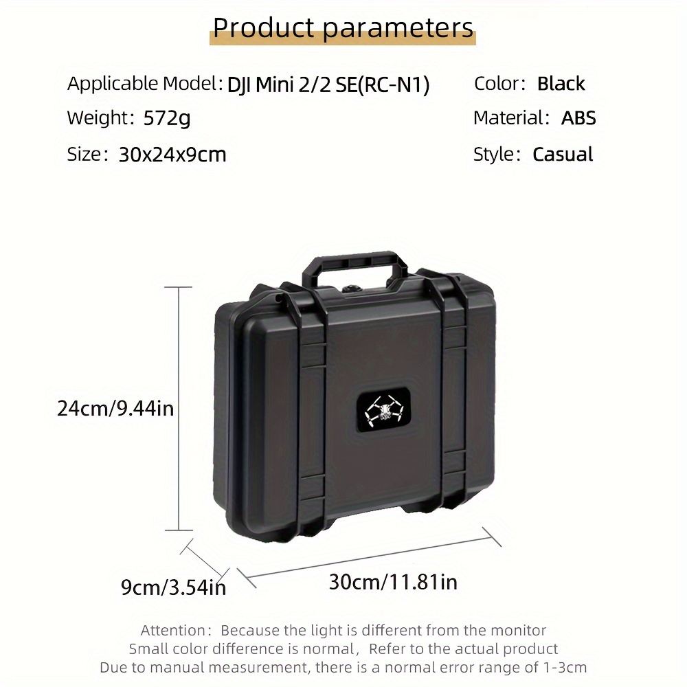 Compre BRDRC EWB9237_1 Para Bolsa de Almacenamiento de Batería de Drones DJI  Mini 3 Pro Bolsa Protectora a Prueba de Explosión a Prueba de Explosiones,  Tamaño S/para Batería de 1 Por Ciento