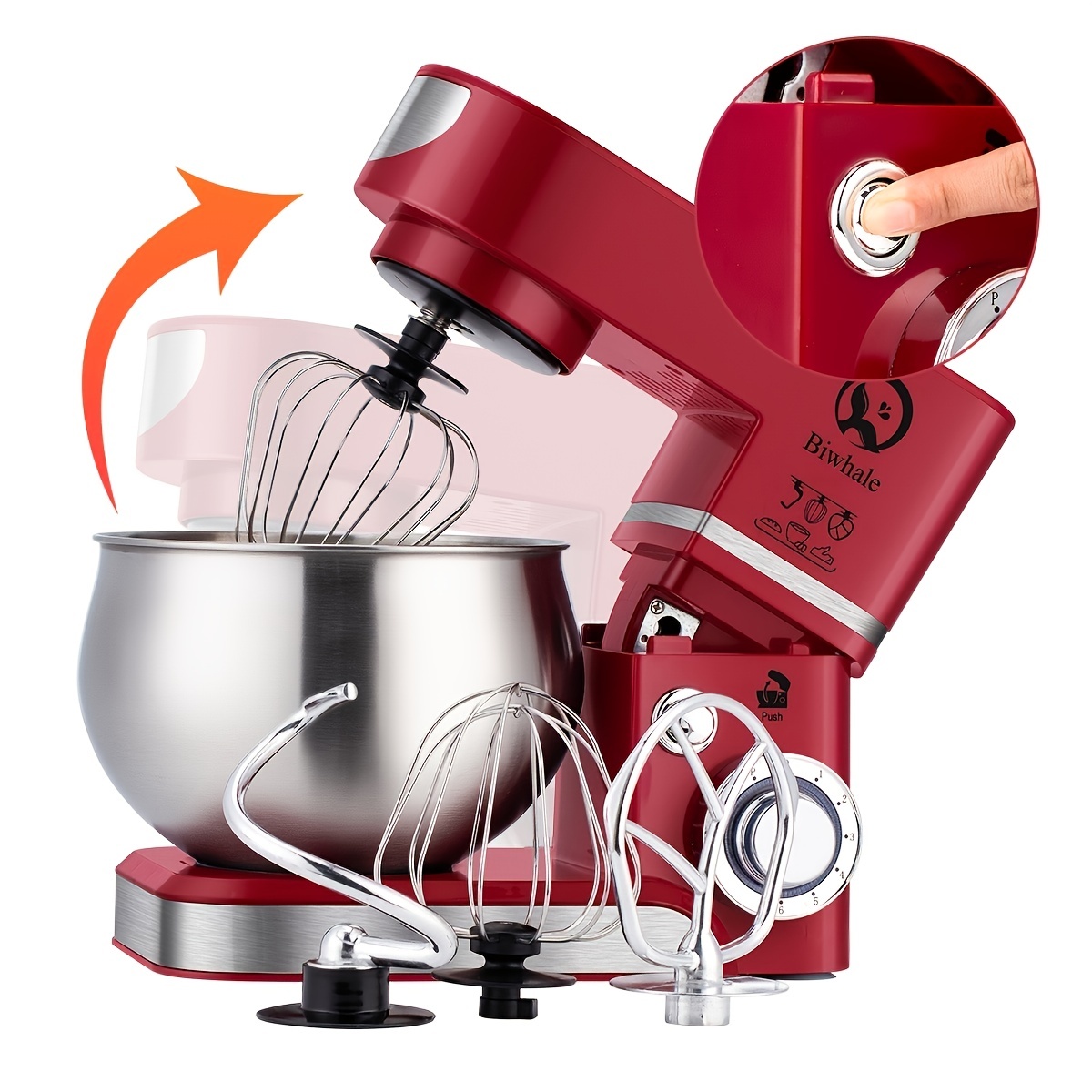 Household Small Vertical Mixer, Chef's Machine, Multifunctional