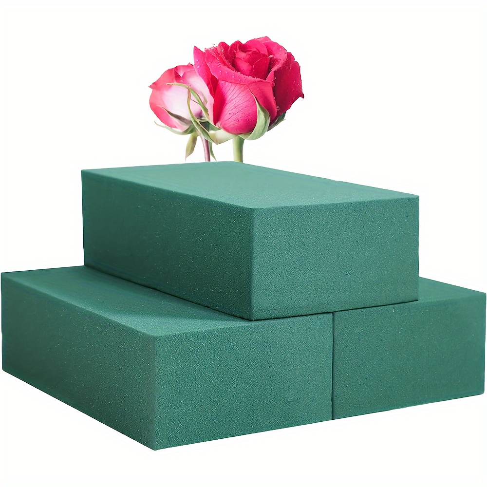 Green Floral Foam Round Florist Foam Brick Dry Floral Foam - Temu