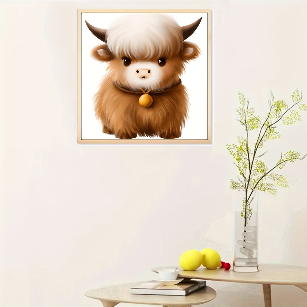 DIY 5D Diamond Mosaic Cow Diamond Painting Cross Stitch Kit 