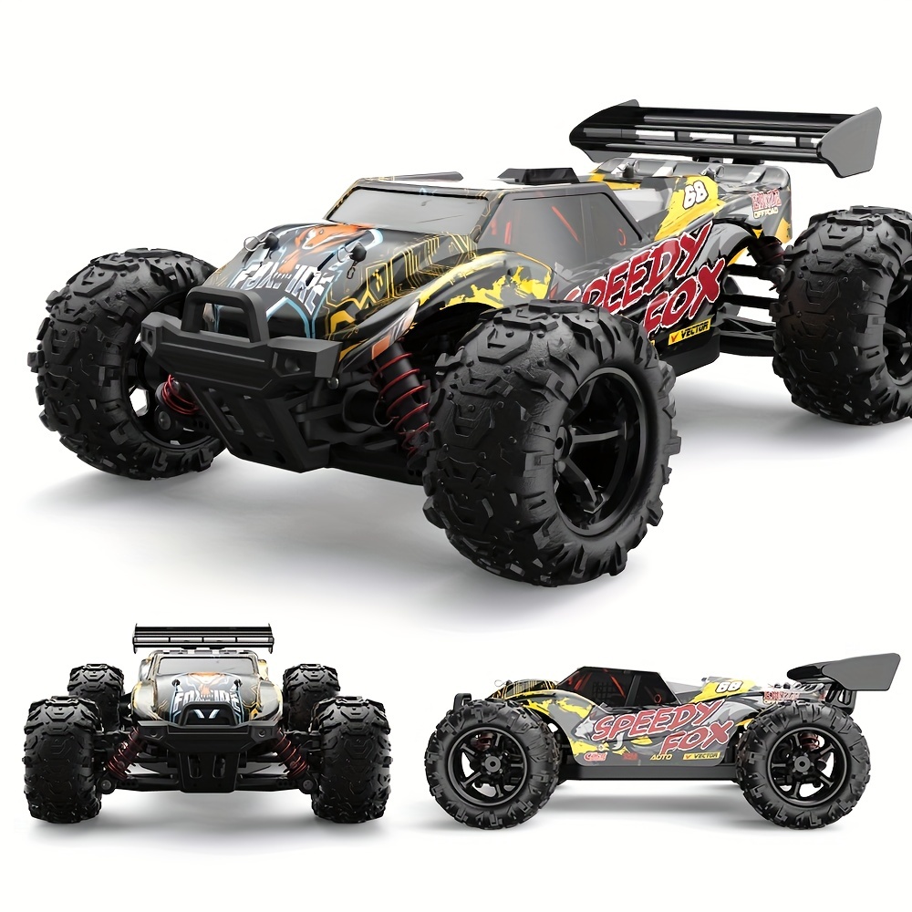 Carro De Controle Remoto Monster Truck Recarregável 4x4